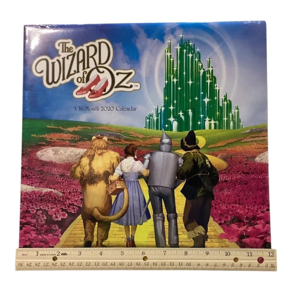 The‎ Wizard Of Oz 16-Month 2020 Wall Calendar - New Sealed